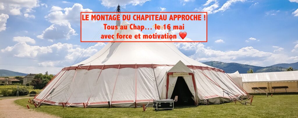 Chapiteau montage
